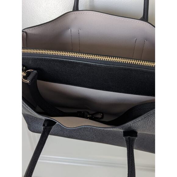 Kate Spade Margaux Medium Satchel Crossbody Bag BLACK $300+ AUTHENTIC - Picture 6 of 6